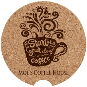 2 1/2" Cork Car Coaster