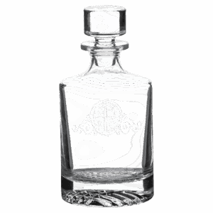 850ml Round Glass Decanter with Printed Gift Box