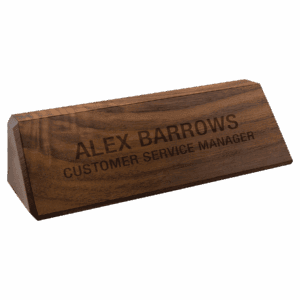 8 1/2" Genuine Walnut Desk Wedge