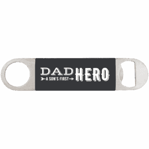 1 1/2" x 7" Bottle Opener with Silicone Grip