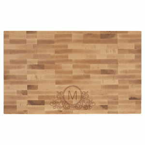 22" x 13" x 1 1/2" Maple Butcherblock Cutting Board