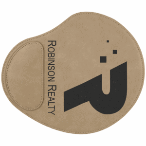 9" x 10 1/4" Laserable Leatherette Mouse Pad