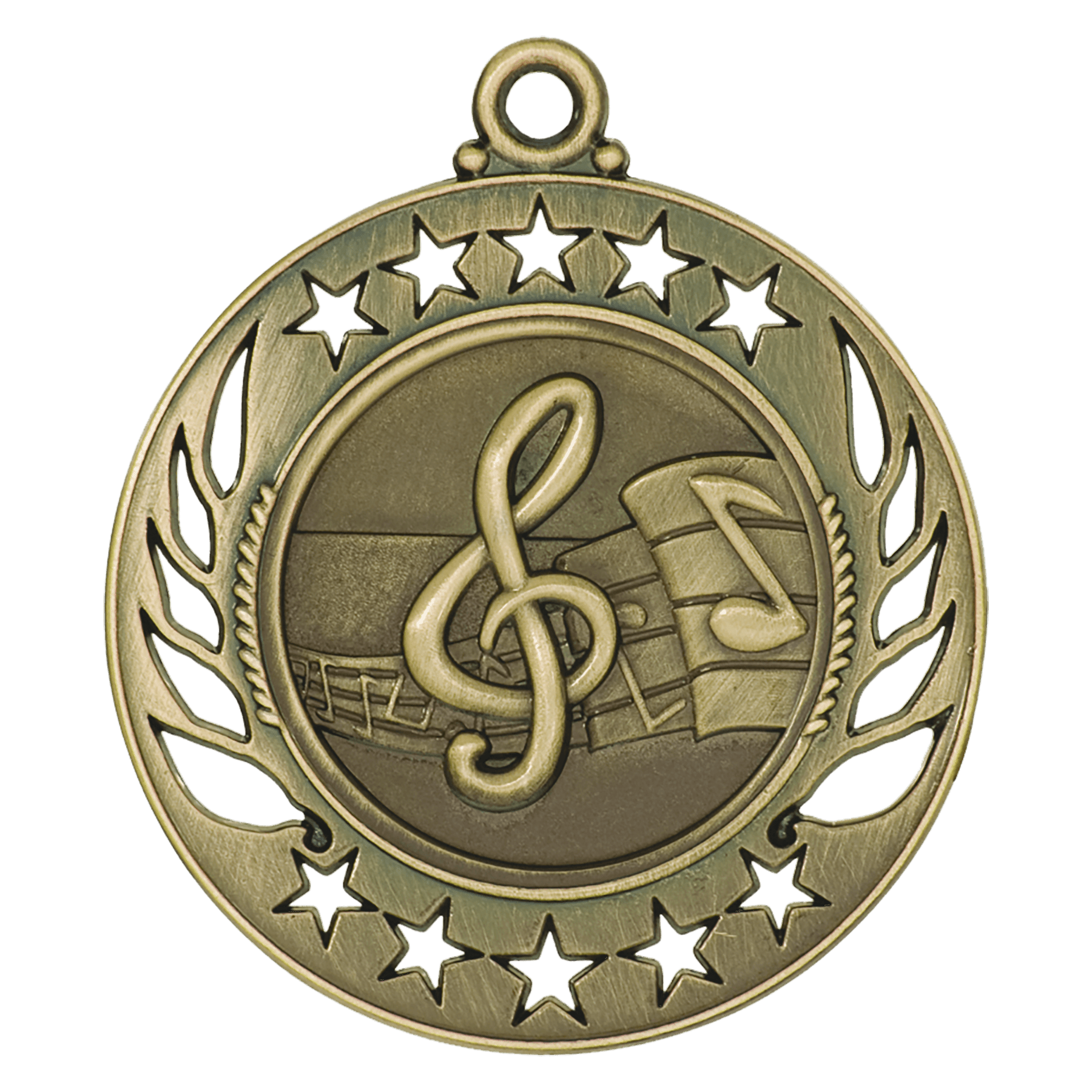 2 1/4" Music Galaxy Medal