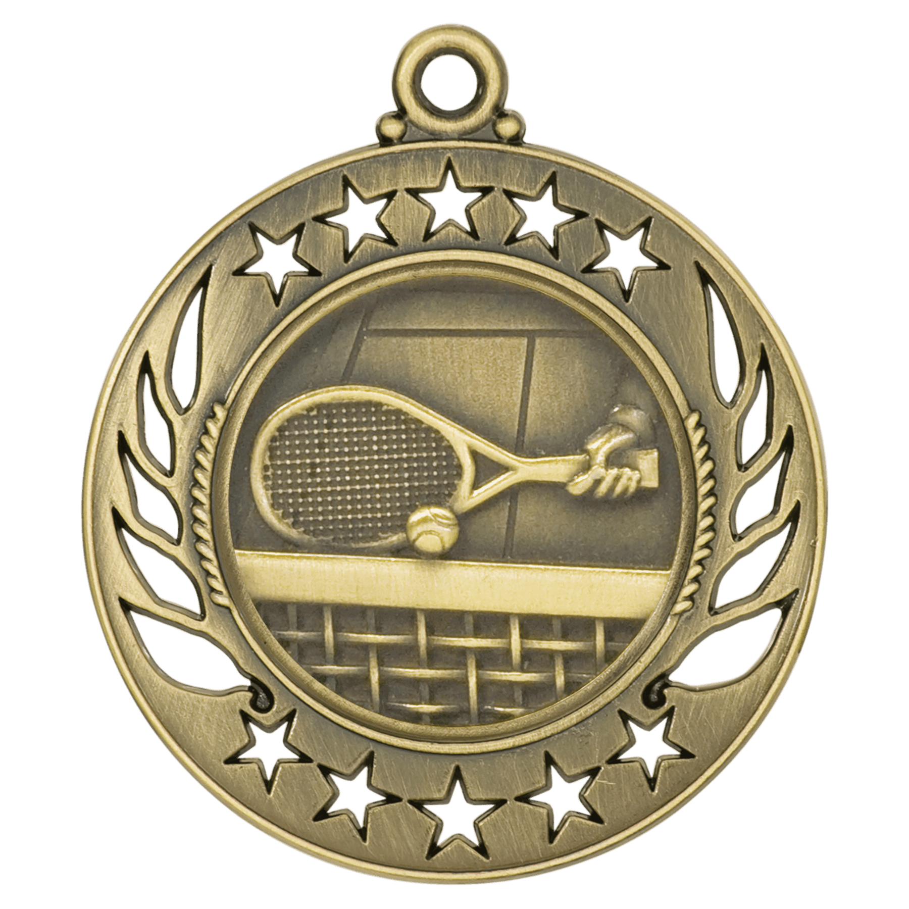 2 1/4" Tennis Galaxy Medal