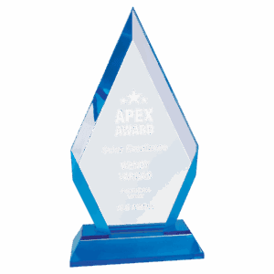 8" Base Diamond Impress Acrylic