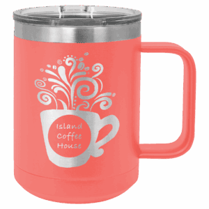 Polar Camel 15 oz. Coral Vacuum Insulated Mug with Slider Lid