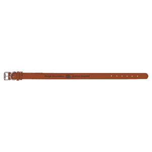 Extra Large 27" x 1 1/4" Laserable Leatherette Dog Collar