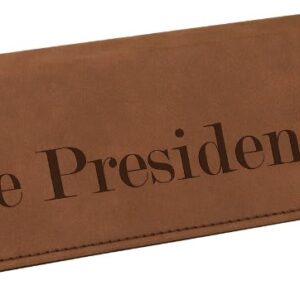 8 1/2" Laserable Leatherette Desk Wedge