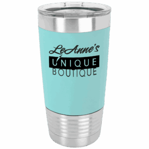 20 oz. Polar Camel Teal/Black Polar with Silicone Grip and Clear Lid
