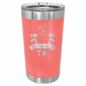 Polar Camel Coral 16 oz. Pint with Slider Lid