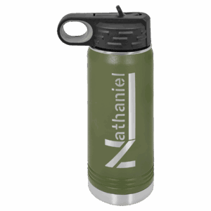 Polar Camel 20 oz. Olive Green Water Bottle