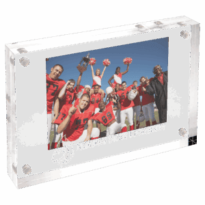 4" x 6" Clear Rectangle Magnetic Acrylic