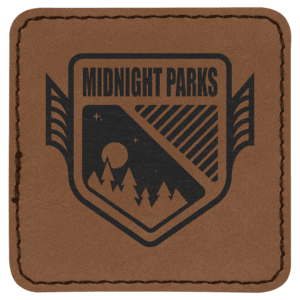 2 1/2" x 2 1/2" Laserable Leatherette Patch with Adhesive