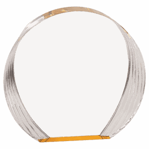 6 1/2" x 6" Round Acrylic
