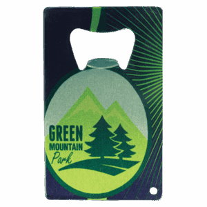 2" x 3 1/4" Sublimatable Stainless Steel Bottle Opener with Punch Hole