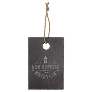 9" x 6" Rectangle Slate Cutting Board with Hanger String