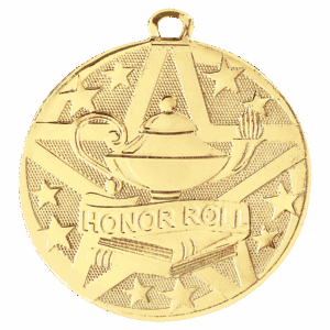 2" Superstar Honor Roll Medal