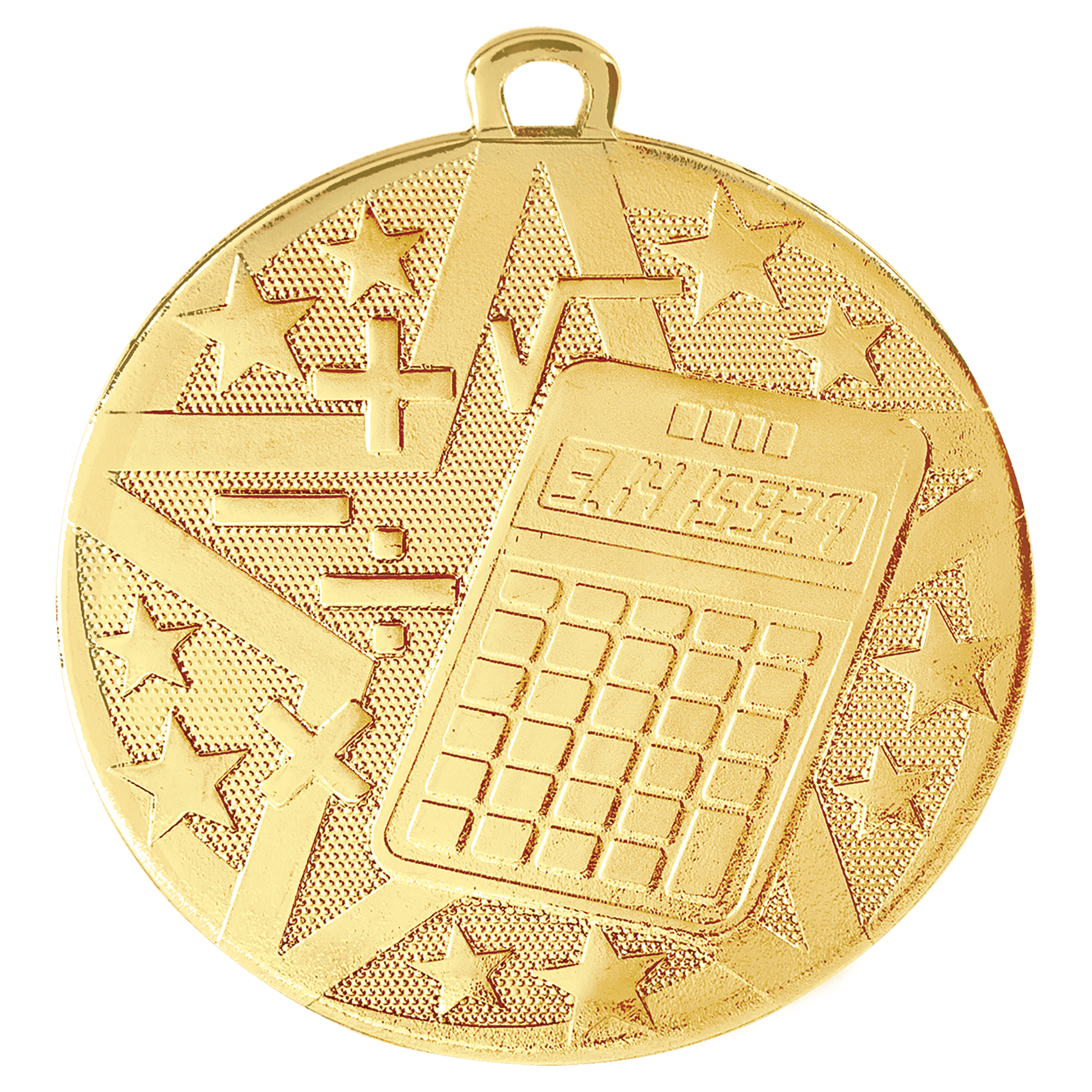 2" Superstar Math Medal