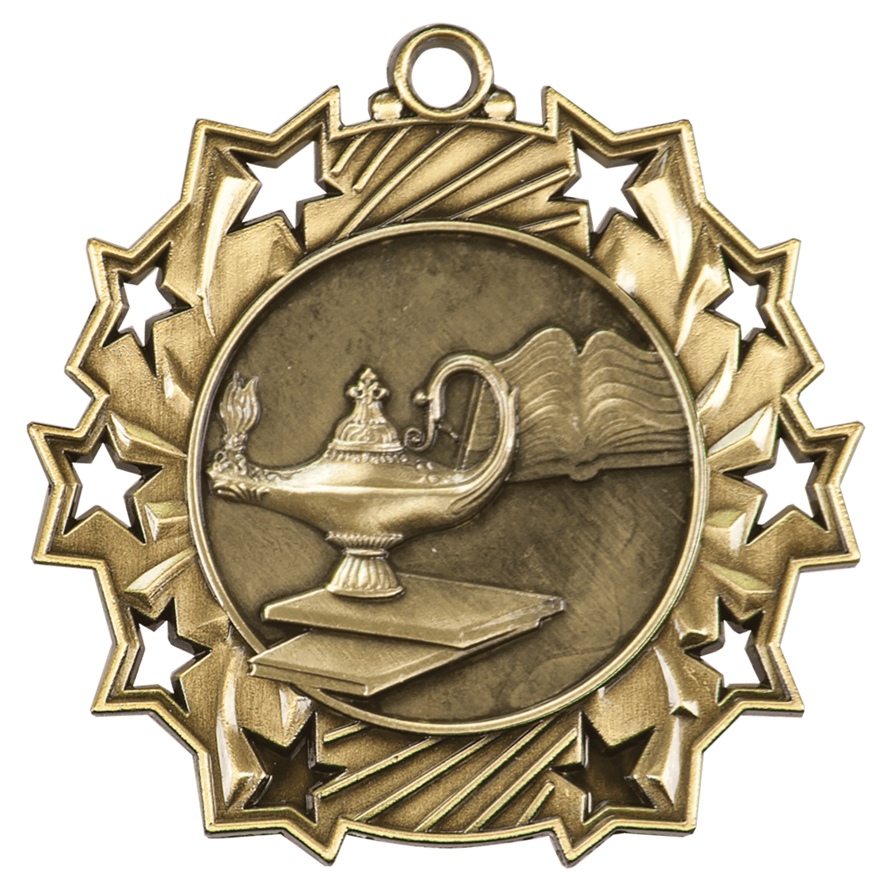 2 1/4" Graduate Ten Star Medal