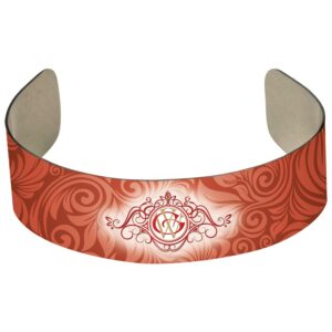 6.5" x .875" Semi-Gloss White Unisub Sublimatable Cuff Bracelet