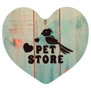 2.25" x 2.5" Gloss White Unisub FRP Sublimatable Heart Magnet