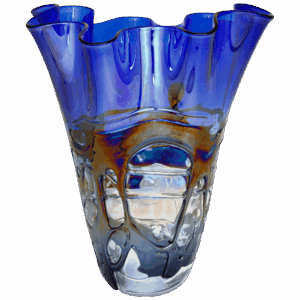 14" Art Glass Vase