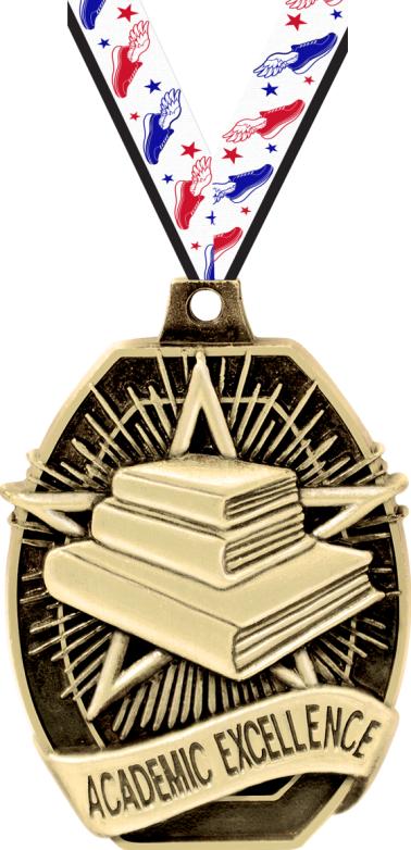 2" Academic Excellence Medal