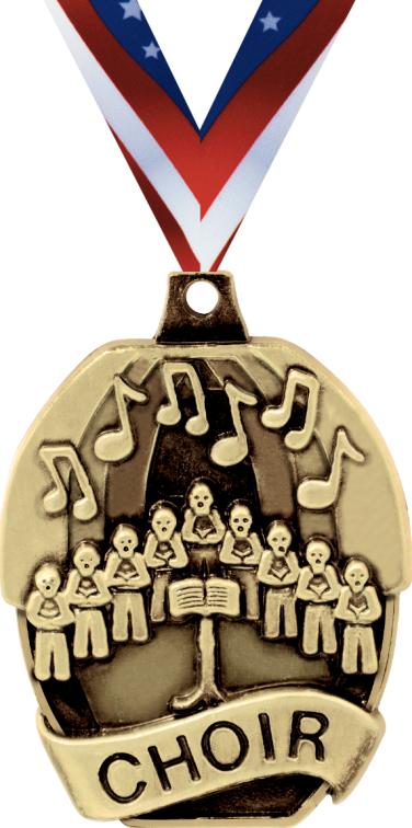 2" Choir Medal