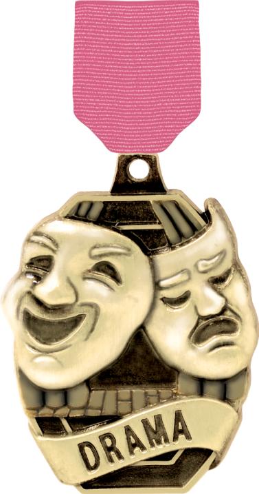 2" Drama Medal