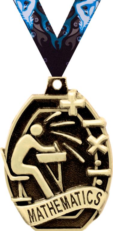 2" Mathematics Medal