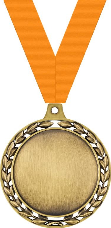 2" Laurel Wreath Insert Medal
