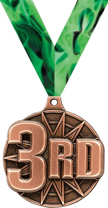2" 3rd Place Medal