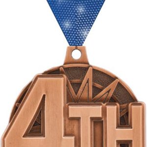 2" 4th Place Medal