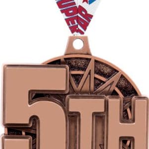 2" 5th Place Medal