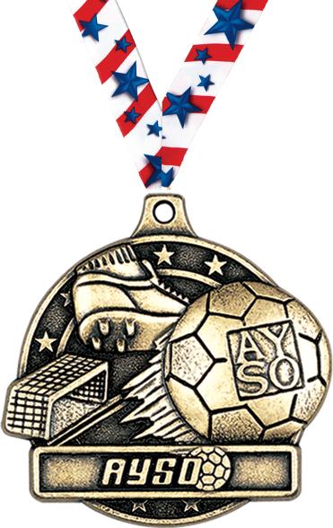 2" Licensed AYSO Medals