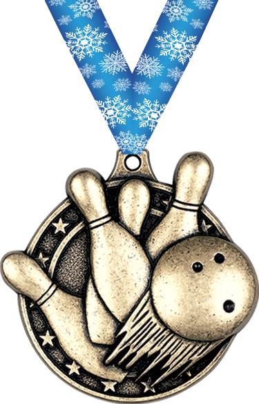 2" Bowling Medals