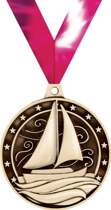 2" Sailboat Medals