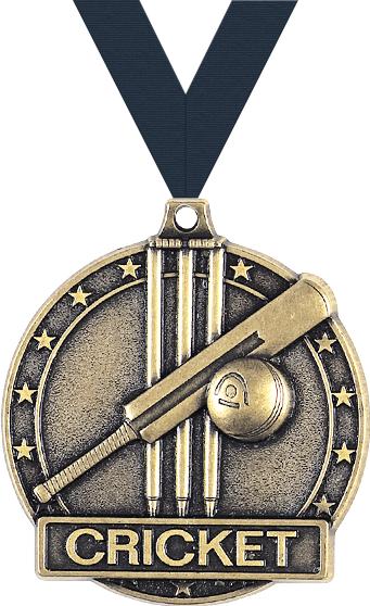 2" Cricket Medals