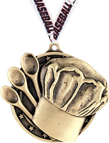 2" Cooking Medals