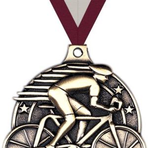 2" Cycling Medal