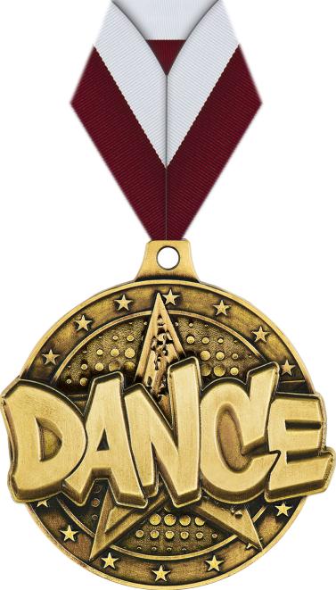 2" Dance Star Medals