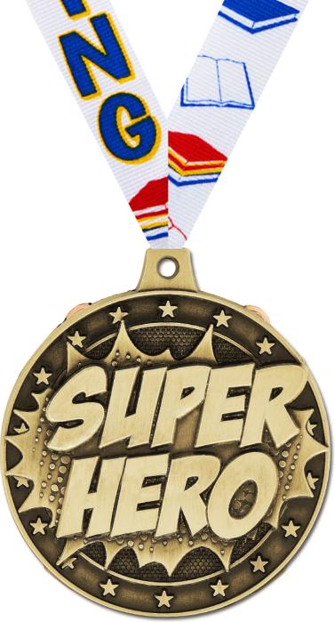 2" Superhero Medal