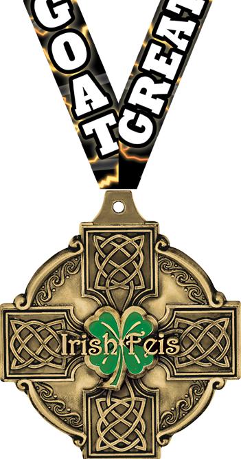 2" Irish Feis Medal