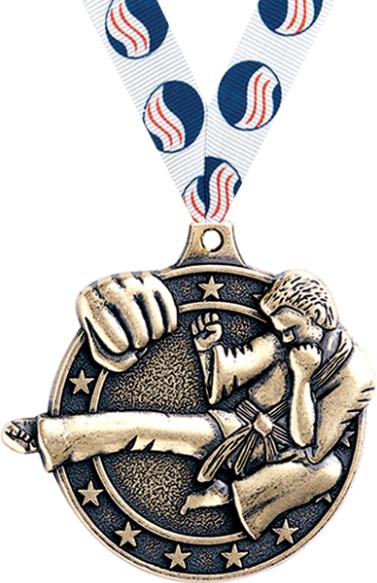2" Karate Medals