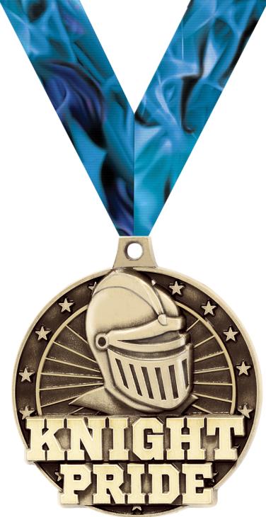2" Knight Pride Medal
