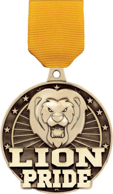 2" Lion Pride Medal