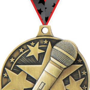 2" Microphone Medal