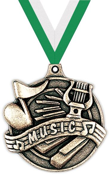 2" Music Medals