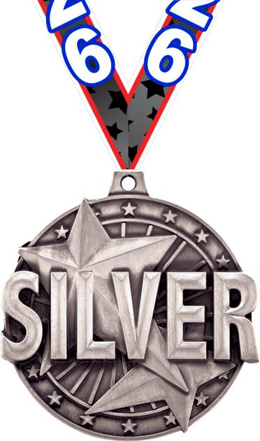 2" Silver Medal