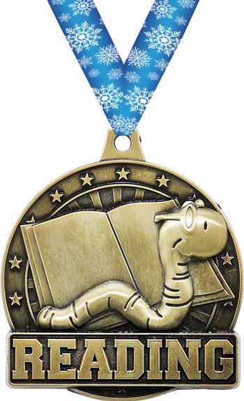 2" Reading Medal